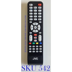 CONTROL REMOTO ORIGINAL PARA SMART TV JVC ((NUEVO)) / RLK2019040-02408 / 135D-0ATSC-005G-J
